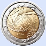 2 euros Italie 2004